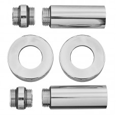 Комплект подовжувачів 1/2Fx1/2M хромований KOER KF.SET.06MF (KR5849) Комплект подовжувачів 1/2Fx1/2M хромований KOER KF.SET.06MF (KR5849)