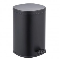 Відро для сміття з плавним закриттям овальне Zerix Prime-TC0105 Black 5л колір чорний (ZX5902)