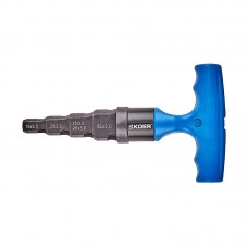 Калібратор для м/п труб з трищіткою d16-20-25-26-32mm KOER KAW.02 (KR6106) Калібратор для м/п труб з трищіткою d16-20-25-26-32mm KOER KAW.02 (KR6106)