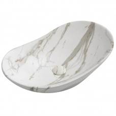 Раковина накладна MIXXUS PREMIUM WAVE-0105 MARBLE 620х360х160mm (MP6559) Раковина накладна MIXXUS PREMIUM WAVE-0105 MARBLE 620х360х160mm (MP6559)
