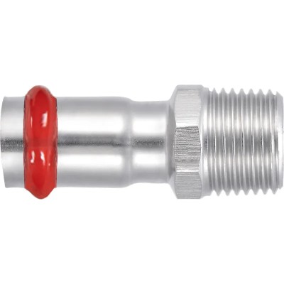 Перехідник із зовнішньою різьбою KOER KQ.A2206M PRESS-INOX AISI 304 22x1/2" (KR6281) Перехідник із зовнішньою різьбою KOER KQ.A2206M PRESS-INOX AISI 304 22x1/2" (KR6281)