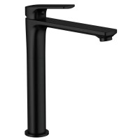 Змішувач для умивальника Mixxus Premium MONE 001 NUT HIGH Black (MI6775)