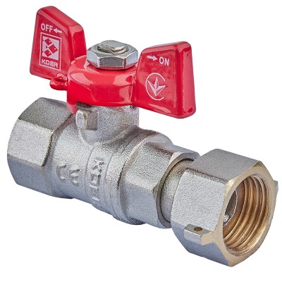Кран із накидною гайкою Koer KR.222 - 3/4" ГГБ (KR4770) Кран із накидною гайкою Koer KR.222 - 3/4" ГГБ (KR4770)