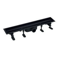 Душовий трап MIXXUS DRAIN-06-30 BLACK з пласт. основою і накладкою із нерж. сталі 70x300мм (MI6526) Душовий трап MIXXUS DRAIN-06-30 BLACK з пласт. основою і накладкою із нерж. сталі 70x300мм (MI6526)