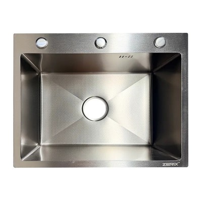 Мийка ZERIX ZH5545 DECOR SS COLOR (3.0/0.8) з нержавіючої сталі (колір нержавійка) (ZX6170) Мийка ZERIX ZH5545 DECOR SS COLOR (3.0/0.8) з нержавіючої сталі (колір нержавійка) (ZX6170)