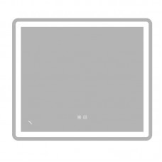 Дзеркало ZERIX MIRRA MR05-80x70-REVERSE з LED Touch, Anti-fog, димером, рег. яскравості (ZX6057)