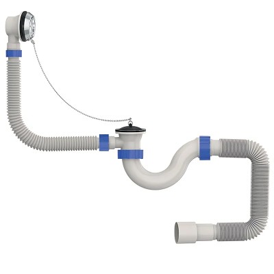 Сифон для ванни MIXXUS SV-01-A 1 1/2" прямоточний з випуском та переливом (MI8201) Сифон для ванни MIXXUS SV-01-A 1 1/2" прямоточний з випуском та переливом (MI8201)