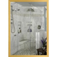 Дзеркало настінне ZERIX FONTE MRZ09-60x85-REVERSE GOLD прямокутне в золотій рамі (ZX6211)