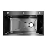 Мийка з нержавіючої сталі КОМПЛЕКТ ZERIX ZH6845-SET-05 MICRO DECOR GRAPHITE (3.0/0.8) (колір графіт) (ZX6197) Мийка з нержавіючої сталі КОМПЛЕКТ ZERIX ZH6845-SET-05 MICRO DECOR GRAPHITE (3.0/0.8) (колір графіт) (ZX6197)
