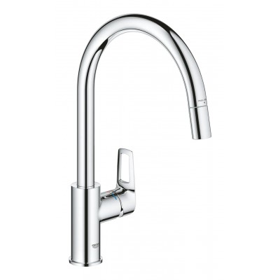 Одноважільний змішувач для кухні Grohe BauLoop New (30543000) Одноважільний змішувач для кухні Grohe BauLoop New (30543000)