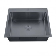 Мийка Zerix ZH5045-215 Nano-Black (3.0/0.8) з нерж. сталі (MX1580)
