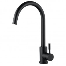 Змішувач для кухні ZERIX LUX-011 BLACK з нерж. сталі SUS304 (кол. чорний) (ZX4868) Змішувач для кухні ZERIX LUX-011 BLACK з нерж. сталі SUS304 (кол. чорний) (ZX4868)