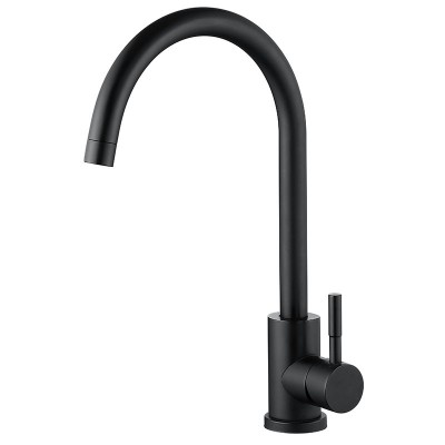 Змішувач для кухні ZERIX LUX-011 BLACK з нерж. сталі SUS304 (кол. чорний) (ZX4868) Змішувач для кухні ZERIX LUX-011 BLACK з нерж. сталі SUS304 (кол. чорний) (ZX4868)