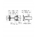 Скрытая часть смесителя для раковины с джойстиком Grohe Non Rapido OHM (23429000) Скрытая часть смесителя для раковины с джойстиком Grohe Non Rapido OHM (23429000)