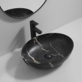 Раковина накладна MIXXUS PREMIUM ELLIPSE-0102 MARBLE 515х400х130mm (MP6552)
