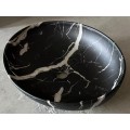 Раковина накладна MIXXUS PREMIUM ELLIPSE-0102 MARBLE 515х400х130mm (MP6552)