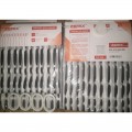Шторка для ванної Zerix SCP-013-240x200 з PEVA (поліетиленвінілацетату) (Візерунок "Клітина" сіра) (ZX6086)