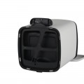 Відро для сміття з плавним закриттям квадратне Zerix Kubix-TC0106 White 6 л (колір білий) (ZX6109)