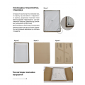 Дзеркало MIXXUS PLAIN MC02-80-CASE з LED Touch, Anti-fog, димером, рег. яскравості, годинником (MI7158)