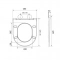Унітаз підвісний MIXXUS BEVEL-0305-T3 480x360x340mm система змиву TORNADO 3.0 (MI8425) Унітаз підвісний MIXXUS BEVEL-0305-T3 480x360x340mm система змиву TORNADO 3.0 (MI8425)
