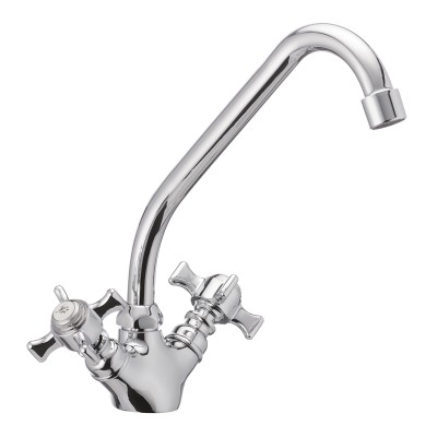 Смеситель для кухни CRON ZEUS 271 с полнооборотной кран буксой (CR0851)