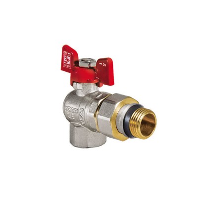 Кран с американкой 1/2" "антипротечка" (KOER KR.228-Gi) угловой (KR0196)