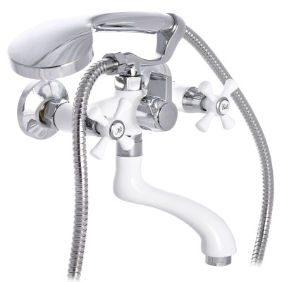 Змішувач для ванни Mixxus Omega 142 White (MI2769) Змішувач для ванни Mixxus Omega 142 White (MI2769)