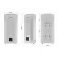 Водонагрівач "Плоский" MIXXUS EWH-10100 FLAT DRY накопичувальний 100 л, сухий тен 2 kW (WH0599)