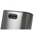 Відро для сміття з плавним закриттям овальне Mixxus Premium Diverse-TC0105 SS Color 5л колір наржавійка (MI7078)