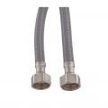 Гнучке підведення Zerix ZHN-02-F1/2"xM10-100 (нейлонове обплетення, гайки нерж) (пара) (ZX5160)