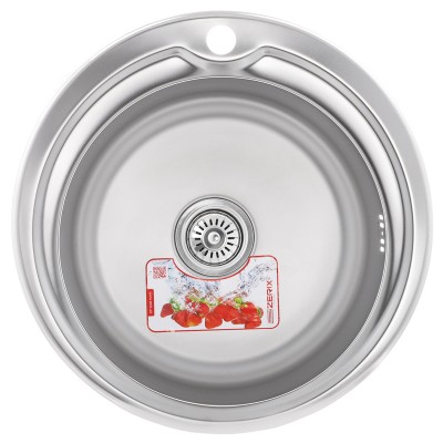 Мойка ZERIX Z510-06-180E (SATIN) (ZM0584)