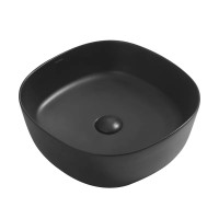 Раковина накладна MIXXUS PREMIUM DIVERSE-0106 BLACK 440х440х140mm (MP6538)