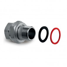 KOER KR.343 - 3/4" Згін американка прямий, плоска прокладка (120 шт/ящ)