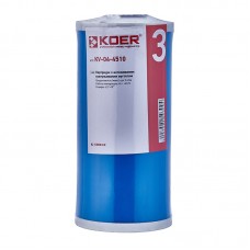 Картридж з активованим гранульованим вугіллям Koer KV-04-4510 (4,5"x10") (KR5030) Картридж з активованим гранульованим вугіллям Koer KV-04-4510 (4,5"x10") (KR5030)