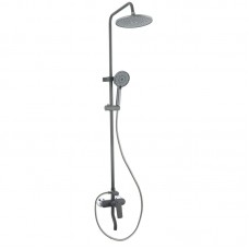 Душова колона зі змішувачем Plamix Lucas-009-J Graphite (Колір графіт) (PM6102) Душова колона зі змішувачем Plamix Lucas-009-J Graphite (Колір графіт) (PM6102)