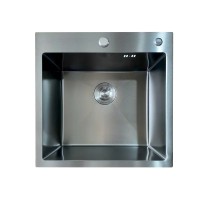 Мийка Mixxus MH5050 Micro Decor Graphite (3.0/0.8) з нерж. сталі (колір графіт) (MI8213)