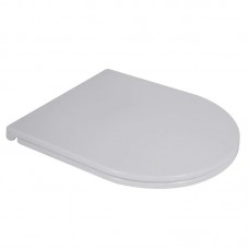 Сидіння-кришка для унітазу MIXXUS PREMIUM SEAT COVER ELLIPSE-WAVE-2001 428х361х50mm дюропластове швидкознімне з мікроліфтом (MP6610)