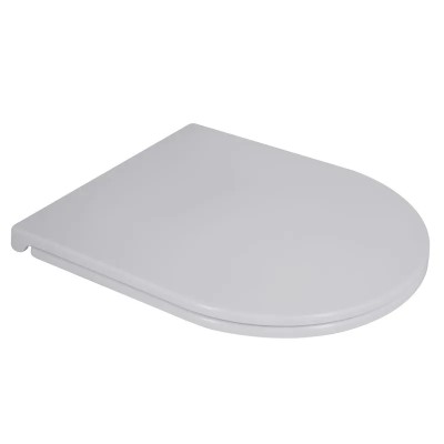 Сидіння-кришка для унітазу MIXXUS PREMIUM SEAT COVER ELLIPSE-WAVE-2001 428х361х50mm дюропластове швидкознімне з мікроліфтом (MP6610)