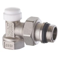 Кран радіаторний Roho R5251-050 - 1/2" кутовий (антипротікання) (RO1016) Кран радіаторний Roho R5251-050 - 1/2" кутовий (антипротікання) (RO1016)