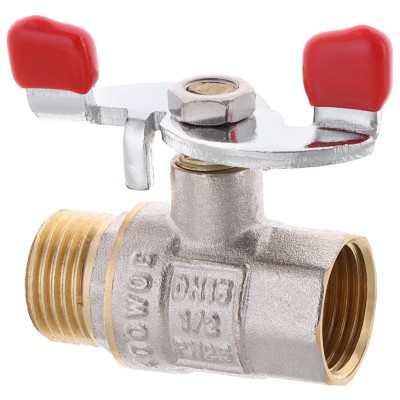 Кран шаровый WATERPRO 1/2" ГШБ (стальная бабочка) (WP2907)