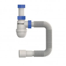 Сифон для умивальника MIXXUS SU-05-A 1 1/2"x40 без випуску 40*40/50 (MI8182)