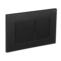 Панель змиву KOER KT-0602-05 240x160x10mm пластикова, кнопка квадратна (колір чорний матовий) (KR5181) Панель змиву KOER KT-0602-05 240x160x10mm пластикова, кнопка квадратна (колір чорний матовий) (KR5181)