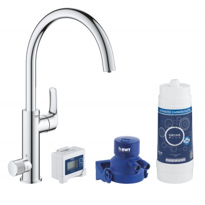 Комплект смесителя для кухни с фильтром Grohe Blue Pure (30383000) Комплект смесителя для кухни с фильтром Grohe Blue Pure (30383000)