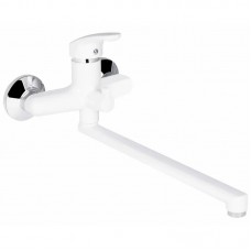 Змішувач для ванни Plamix Afina-006 EURO White (без шланга та лійки) (PM0687)