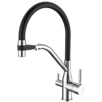 Змішувач для кухні MixxusPremium Gravity 021 REFL.BLACK (MI6977)