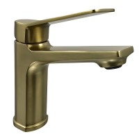 Змішувач для умивальника Mixxus Wilson 001 Brushed Gold (Колір матове золото) (MI7128)