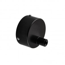 Чашка декоративна Mixxus TCC-01 BLACK (кругла) для маскування кабелю (колір чорний) (MI6638)