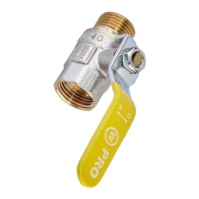 Кран кульовий Waterpro WP607-15FML-Y - 1/2" FML ГШВ YELLOW, ручка "важіль" жовта (WP2931) Кран кульовий Waterpro WP607-15FML-Y - 1/2" FML ГШВ YELLOW, ручка "важіль" жовта (WP2931)