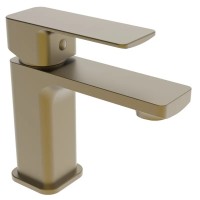 Змішувач для умивальника Haiba Kubus 001 BRUSHED GOLD (HB9622)