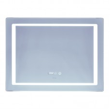 Дзеркало Mixxus Style MR03-80x60 (годинник, LED-підсвічування, антизапотівання) (MI6005)